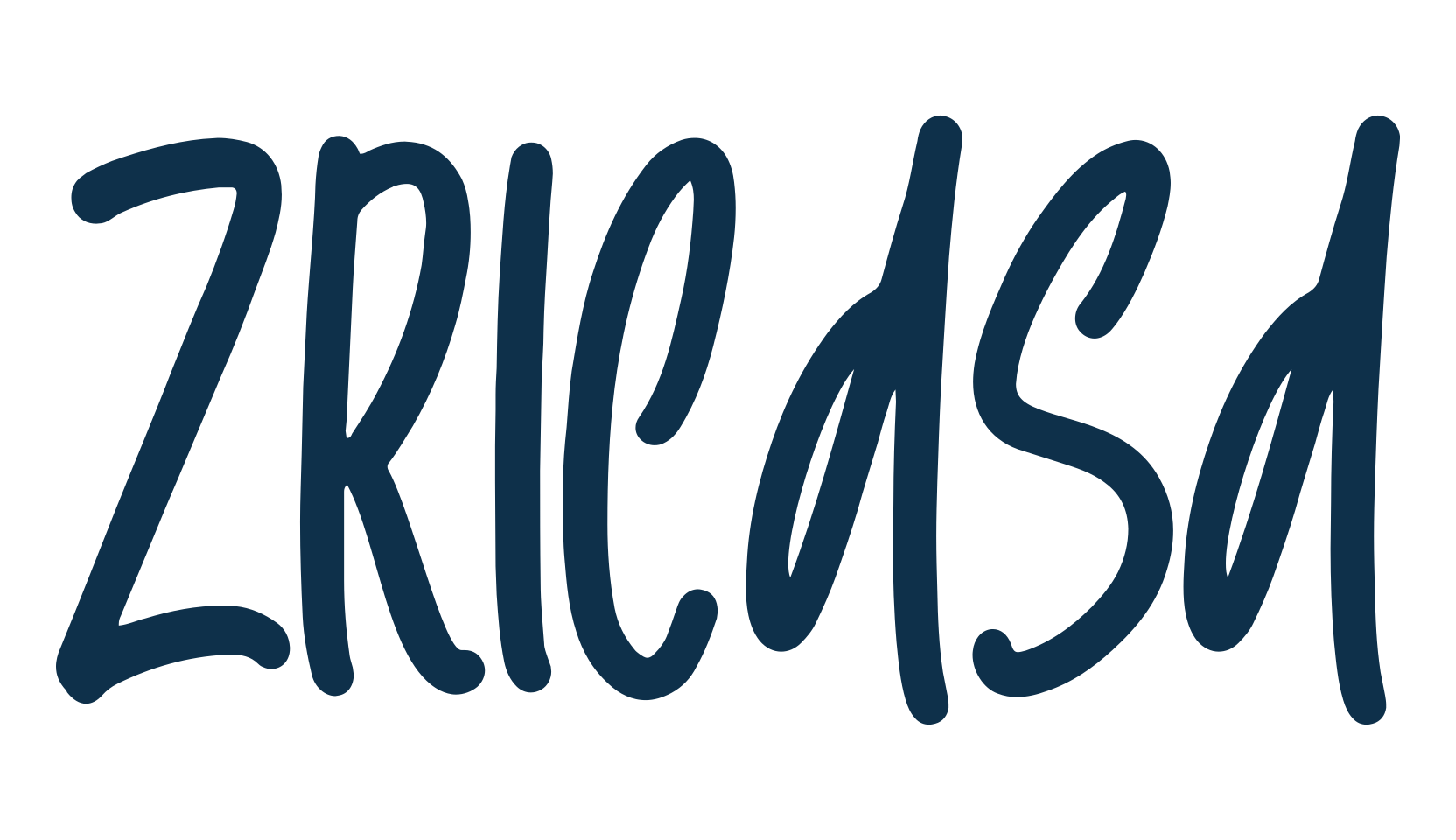 Zricasa, script handwritten fancy decorative calligraphy font preview