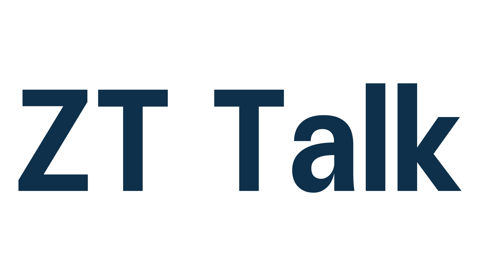 ZT Talk, sans serif font preview