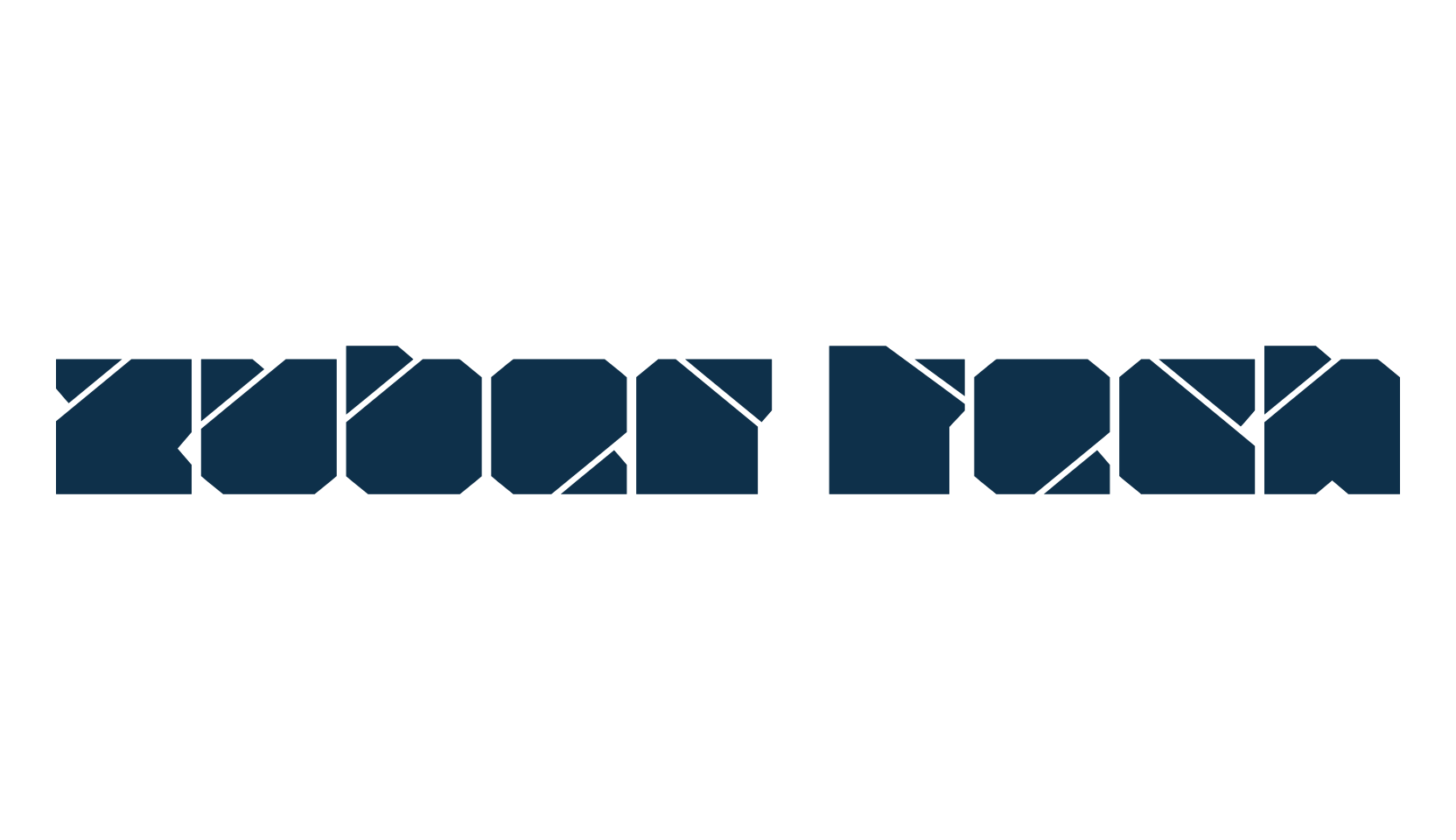Zuber Tech, techno square sci-fi font preview