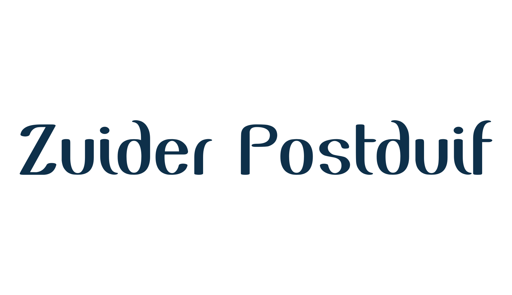 Zuider Postduif, various font preview