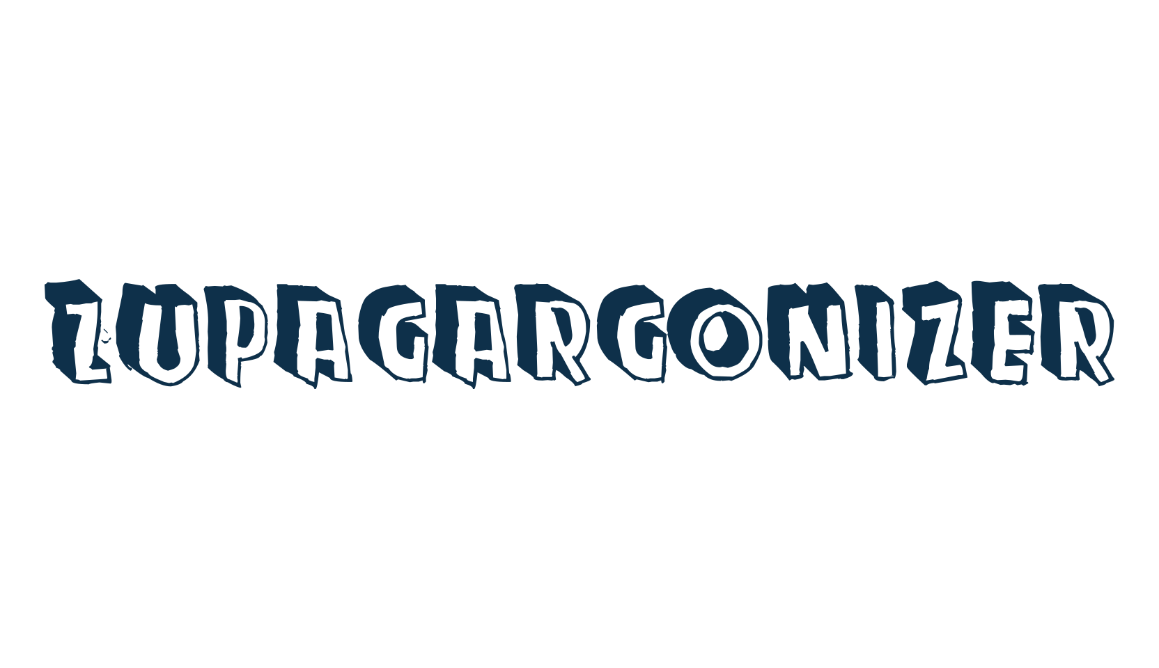 Zupagargonizer, fancy various decorative font preview