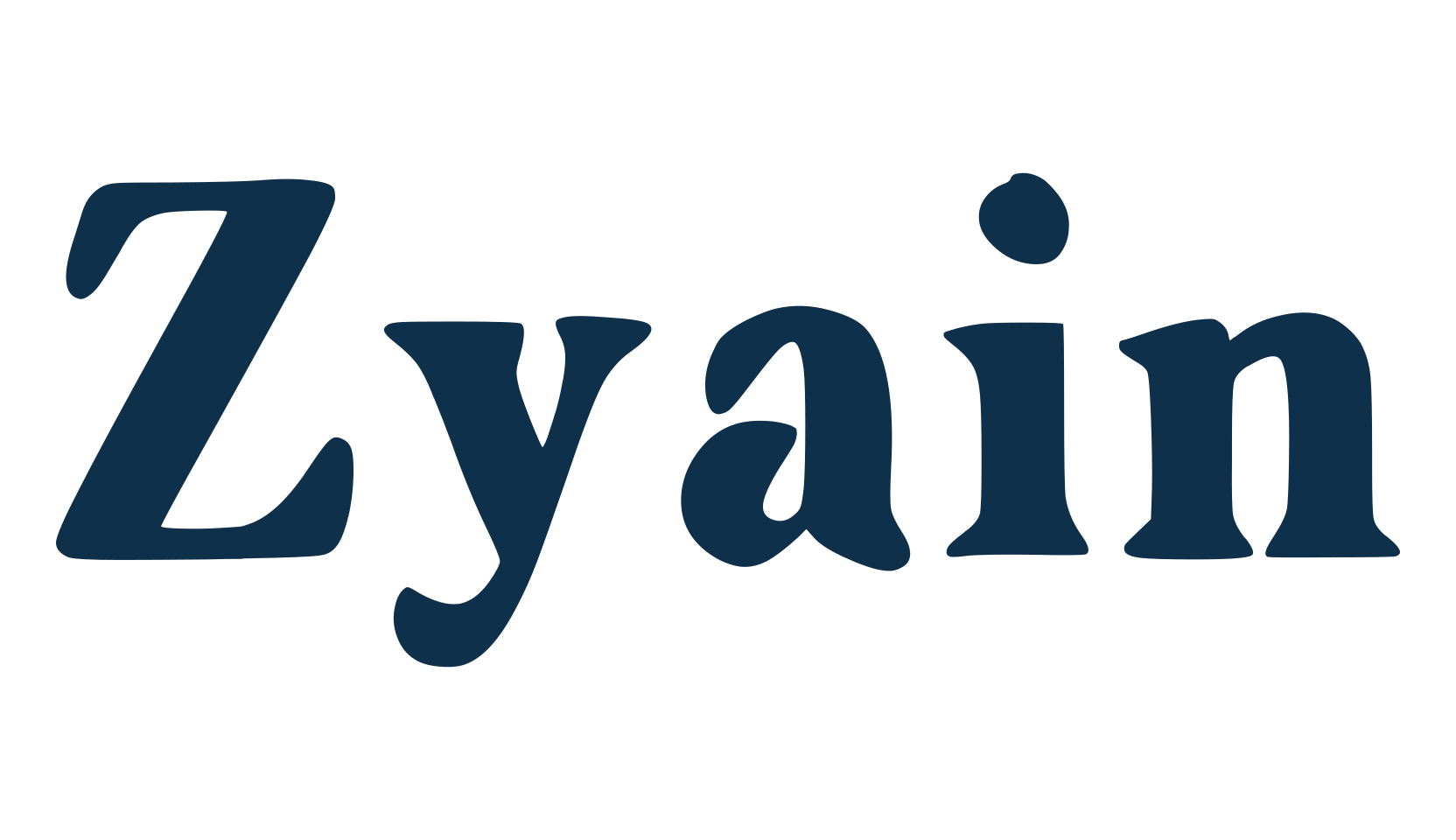 Zyain, fancy various basic font preview