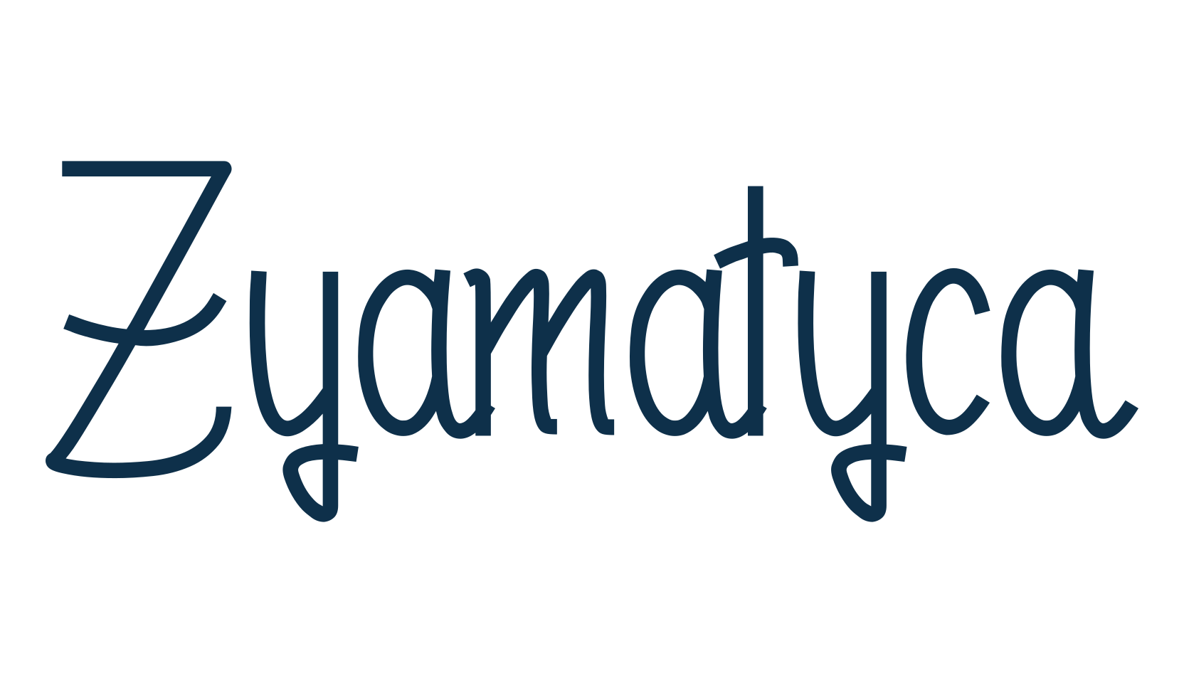 Zyamatyca, display market font preview
